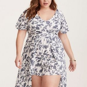 Torrid Paisley Print Maxi Romper NWT